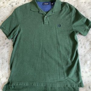 CHAPS green short sleeved Polo shirt men’s medium